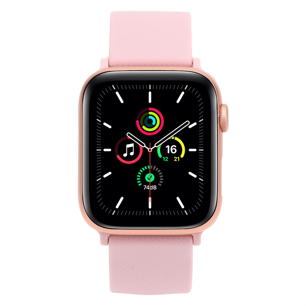 Dây Đeo Đồng Hồ Bằng Silicone Màu Trơn Cho iWatch 7 / 6 / 5 / 4 / 3 / 2 / 1 / SE Generation 38 / 40 / 41 / 42 / 44 / 45