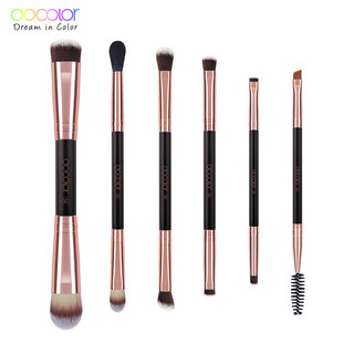 Bộ 6 cọ trang điểm mắt docolor thiết kế hai đầu
