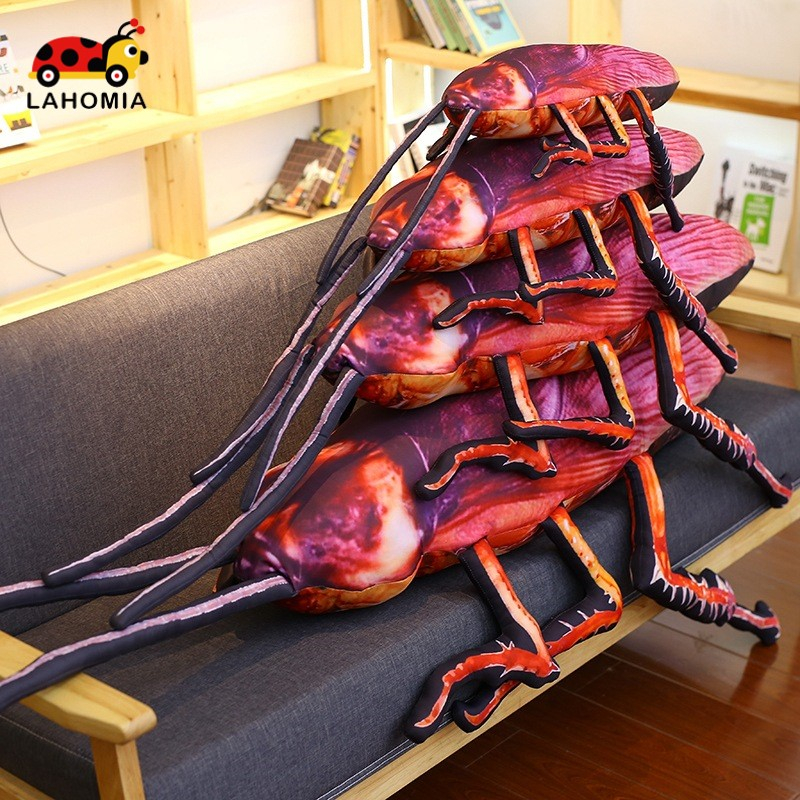 LAHOMIA Đồ Chơi Thú Nhồi Gián Gấu Bông Hình Con Gián 3D 55cm