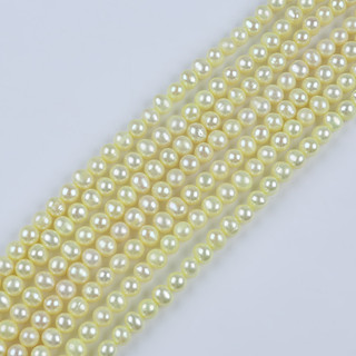 Chuỗi hạt ngọc trai nước ngọc trai tự nhiên 7-8mm dùng làm vòng tay /