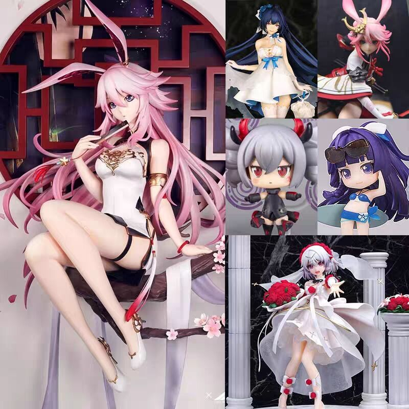 Mô Hình Nhân Vật Nữ Anime Mặc Sườn Xám 3D Handmade