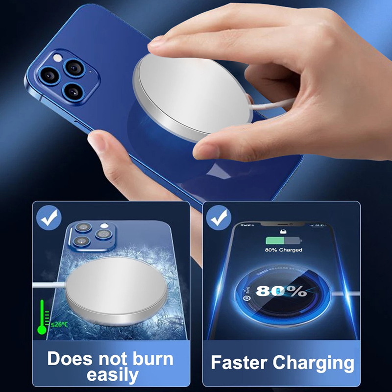Đế Sạc Không Dây Có Nam Châm Hít 20W Cho IOS