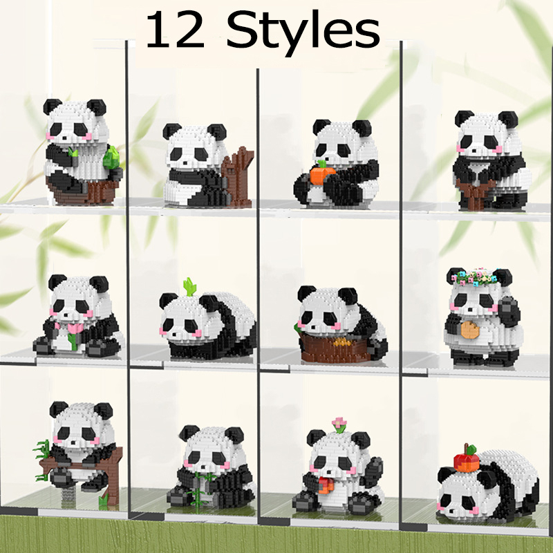 Đồ Chơi Lắp Ráp Hình Gấu Trúc / Hoa Lan Dễ Thương Cho Bé