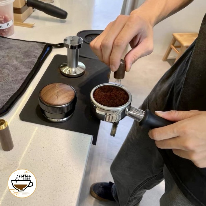 Máy Xay Cà Phê Chuyên Nghiệp Đa Năng Với Tay Cầm Bằng Gỗ