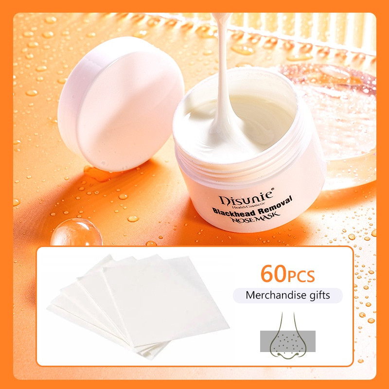 Mặt Nạ Mũi Loại Bỏ Mụn Đầu Đen Kiểm Soát Dầu Làm Sạch Sâu Lỗ Chân Lông Kèm 60 Miếng Dán Mũi