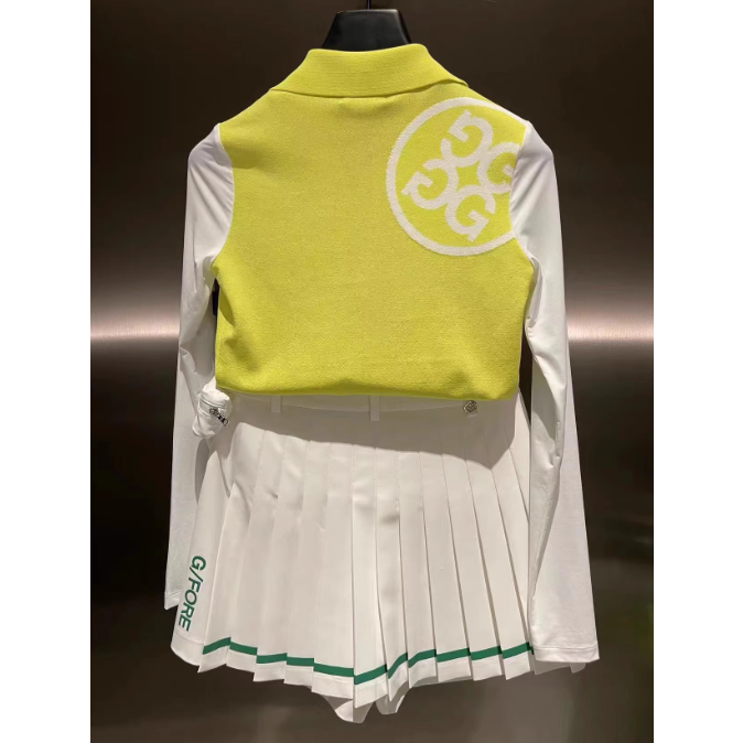 Áo Thun Đánh Golf Phiên Bản Hàn Quốc 2023 Mới Bằng Lụa Lạnh Dệt Kim Tay Dài Khô Nhanh Thoáng Khí Giảm Tuổi Teen