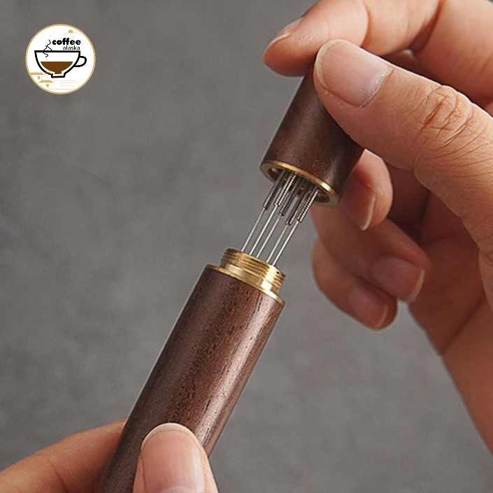 Máy Xay Cà Phê Chuyên Nghiệp Đa Năng Với Tay Cầm Bằng Gỗ