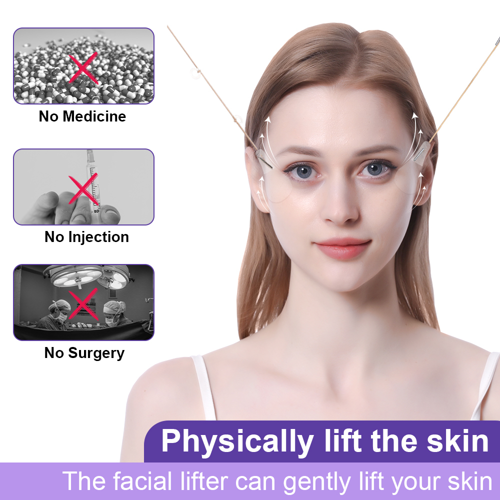 Set 10 / 20 / 40 Miếng Dán Nâng Cơ Mặt Tạo Cằm Chữ V Vô Hình Siêu Mỏng Độ Co Giãn Cao