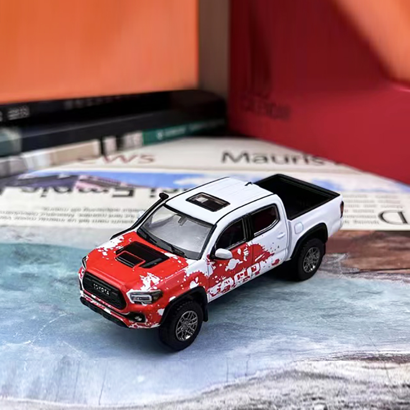 Mô Hình Xe Hơi Toyota Tacoma Tacoma Pickup SUV Bằng Hợp Kim Tỉ Lệ 1 / 64