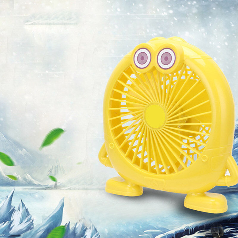 Quạt điện SHIHE mini để bàn họa tiết hoạt hình dễ thương