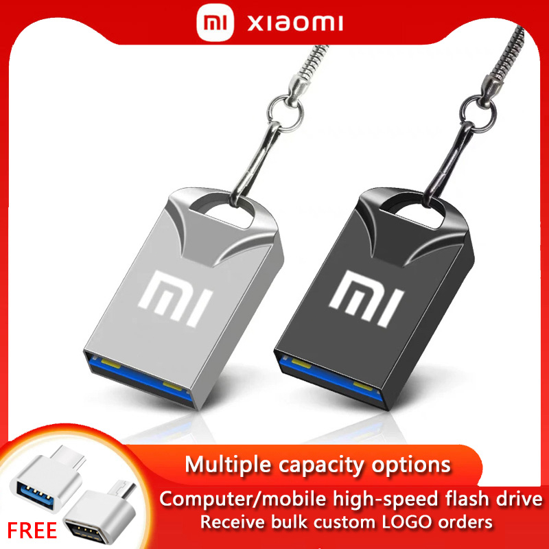 Usb Xiaomi Bộ Nhớ Loại Bút Bằng Kim Loại 1GB 2GB 4GB 8GB 16GB 32GB 64GB 128GB 256GB 512GB 1TB 2TB