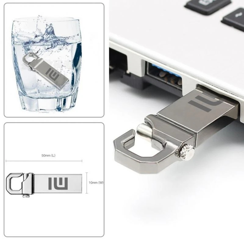 Usb Xiaomi USB 1GB 2GB 4GB 8GB 16GB 2TB 32GB 64GB 128GB 256GB 512GB 1TB Bằng Kim Loại Chống Thấm Nước