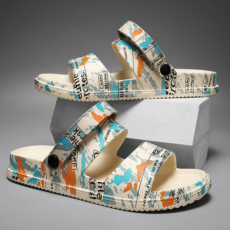 Dép nam quai ngang ngoài trời dép quai hậu nam mềm mại sandal nam ngụy trang