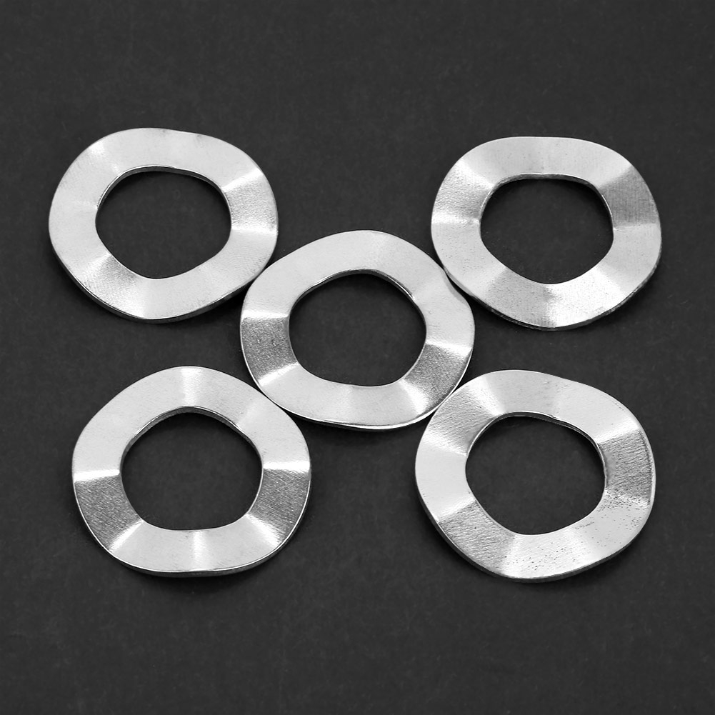 Máy giặt sóng thép không gỉ Vòng đệm lò xo Công cụ khóa Dustrial H.