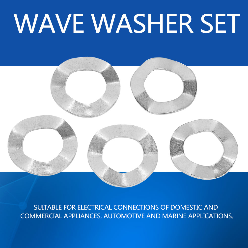 Máy giặt sóng thép không gỉ Vòng đệm lò xo Công cụ khóa Dustrial H.