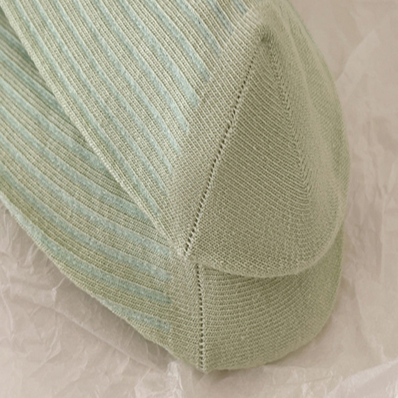 FHYL Vớ Ống Thông Hơi Bốn Chiều Co Giãn Mềm Mại Màu Trơn Đơn Giản Hàn Quốc Hàng Mới Có Sẵn Dành Cho Bạn Nữ