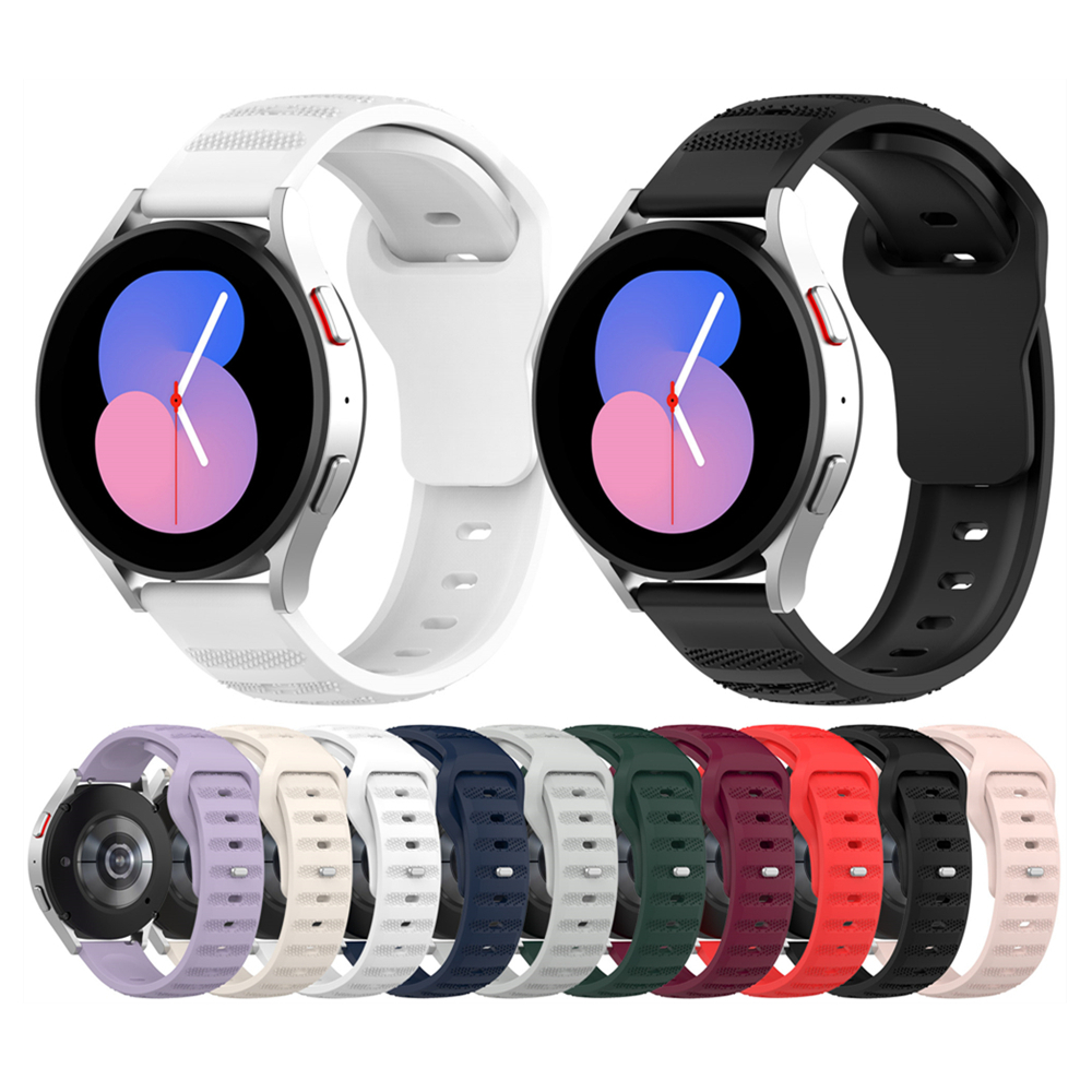 Dây Đeo Thay Thế Bằng Silicon Khóa Nam Châm Cho Samsung Galaxy Watch 3 4 5
