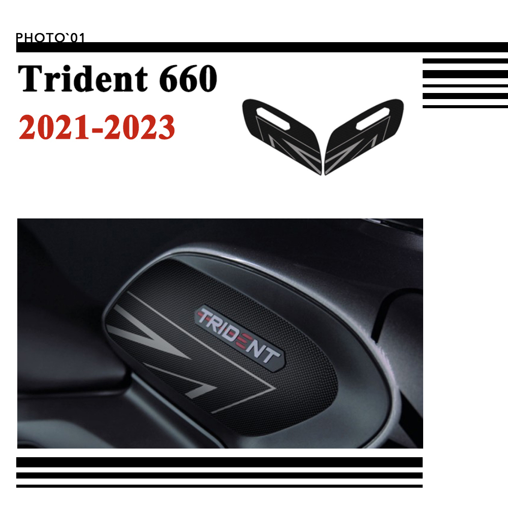Miếng Dán Trang Trí Bình Xăng Xe Hơi Triumph Trident 660 2021 2022 2023