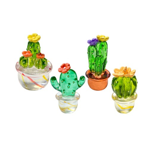 Mô Hình Chậu Cây Xương Rồng Mini Dễ Thương Dùng Trang Trí Bàn / Xe Hơi