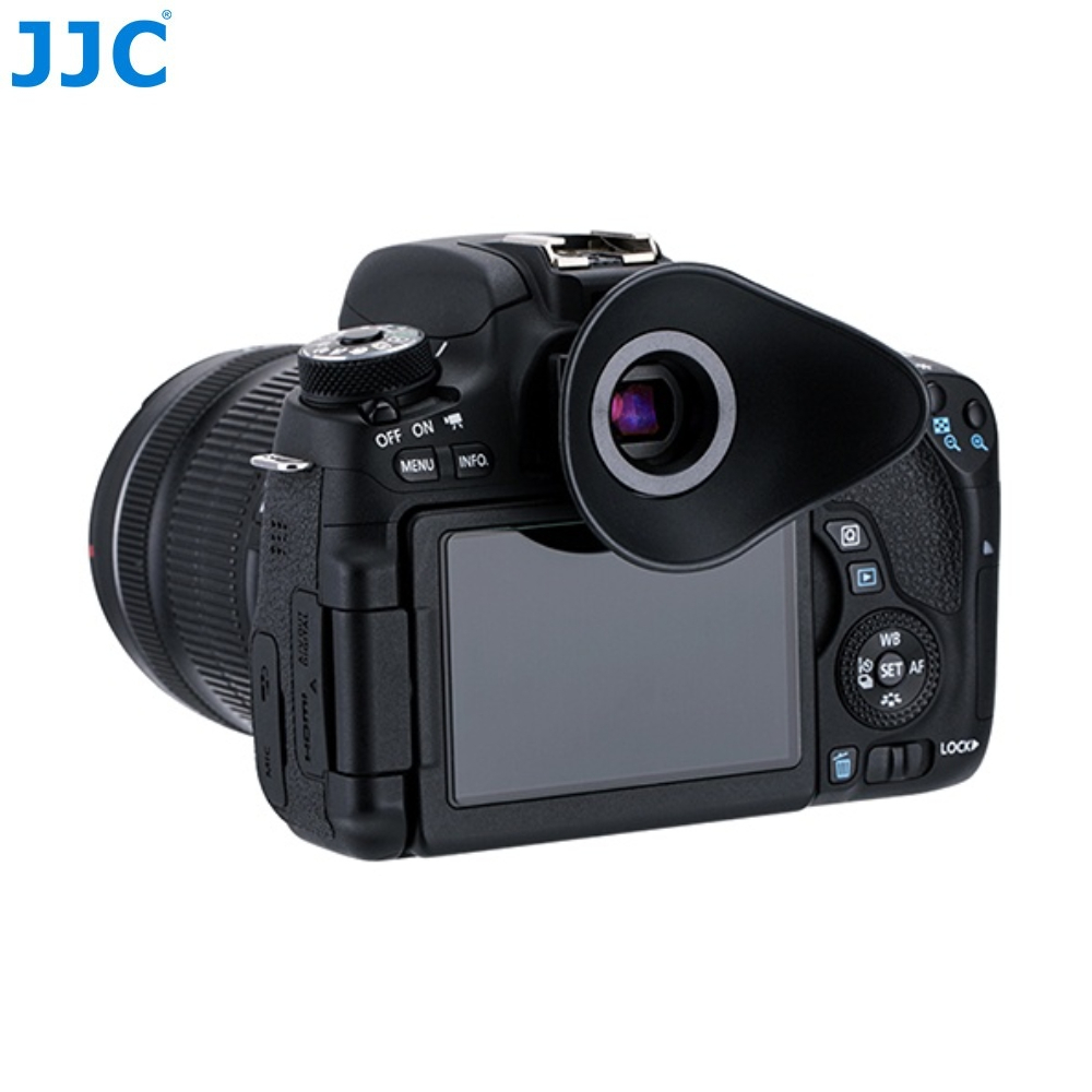 JJC EC-7 Eyecup Kính ngắm máy ảnh Thay thế Eb Ef cho Canon EOS 5D 6D Mark II 40D 50D 60D 60Da 70D 77D 80D 90D 100D 200D II 250D 450D 500D 550D 600D 650D 700D 750D 760D 800D 850D 1000D 1100D 1200D 1300D 1500D 3000D 8000D
