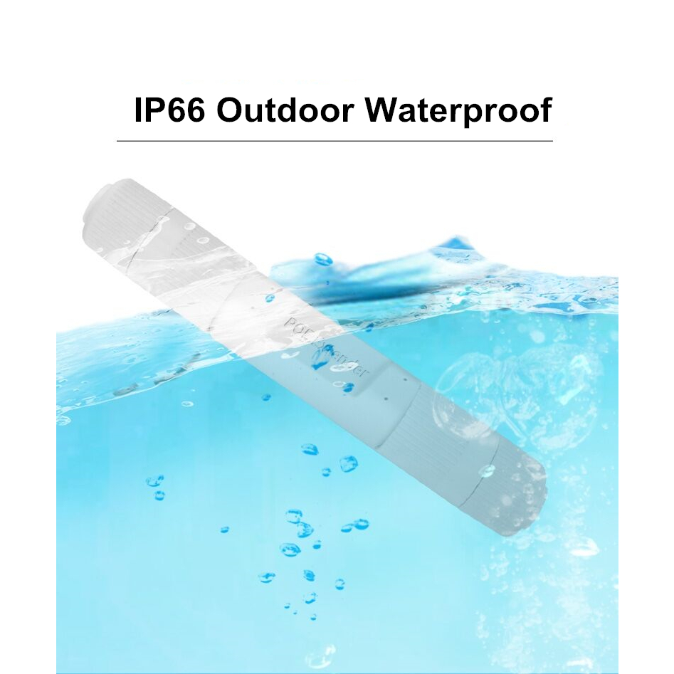 Bộ lặp POE Extender 200m Extension Outdoor waterproof 1 In 1 Output 48v POE Repeater