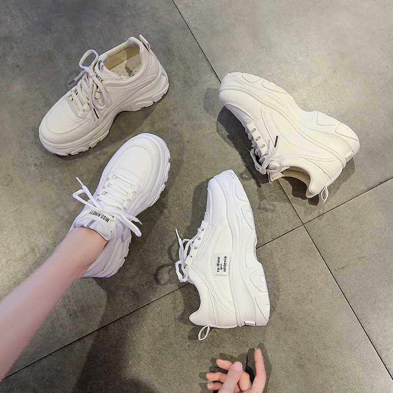 Giày Sneaker Tăng Chiều Cao Thời Trang Cá Tính Cho Nữ