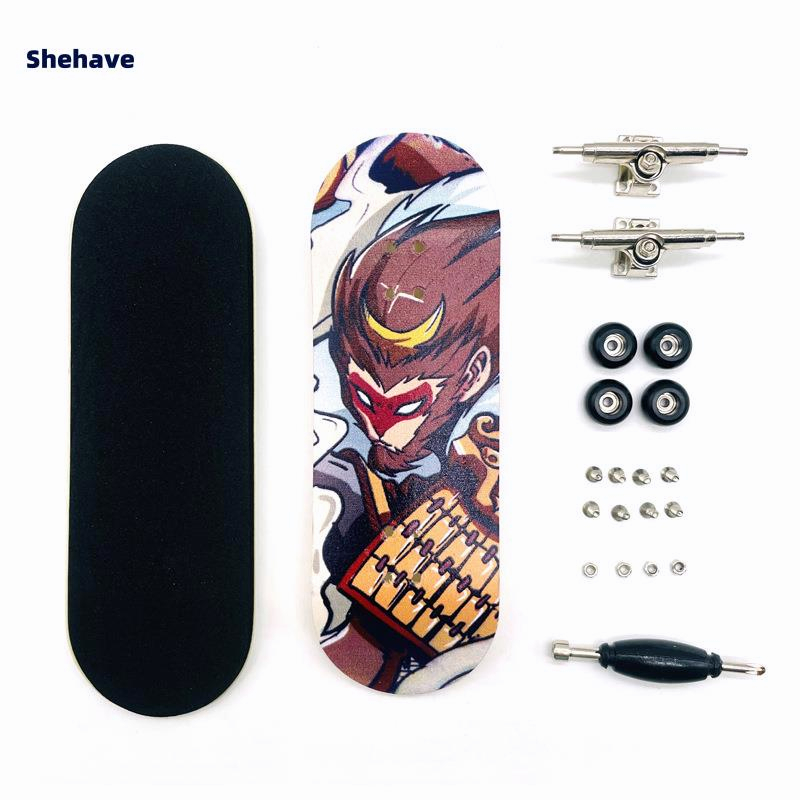 Shehave Ván Trượt Ngón Tay Mini 32mm Chuyên Nghiệp Cho Bé Fingerboard