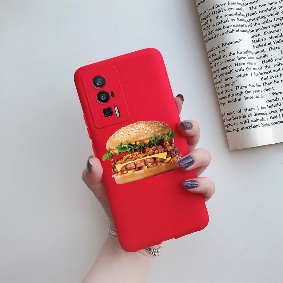 Ốp Điện Thoại Dẻo Màu Sắc Ngọt Ngào Họa Tiết Hoạt Hình Dễ Thương Cho Xiaomi Poco F5 Pro / Redmi K60