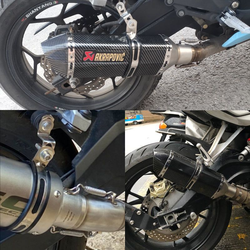 Kẹp Treo Ống Pô Giảm Thanh Bằng Thép Không Gỉ Cho Xe Mô Tô