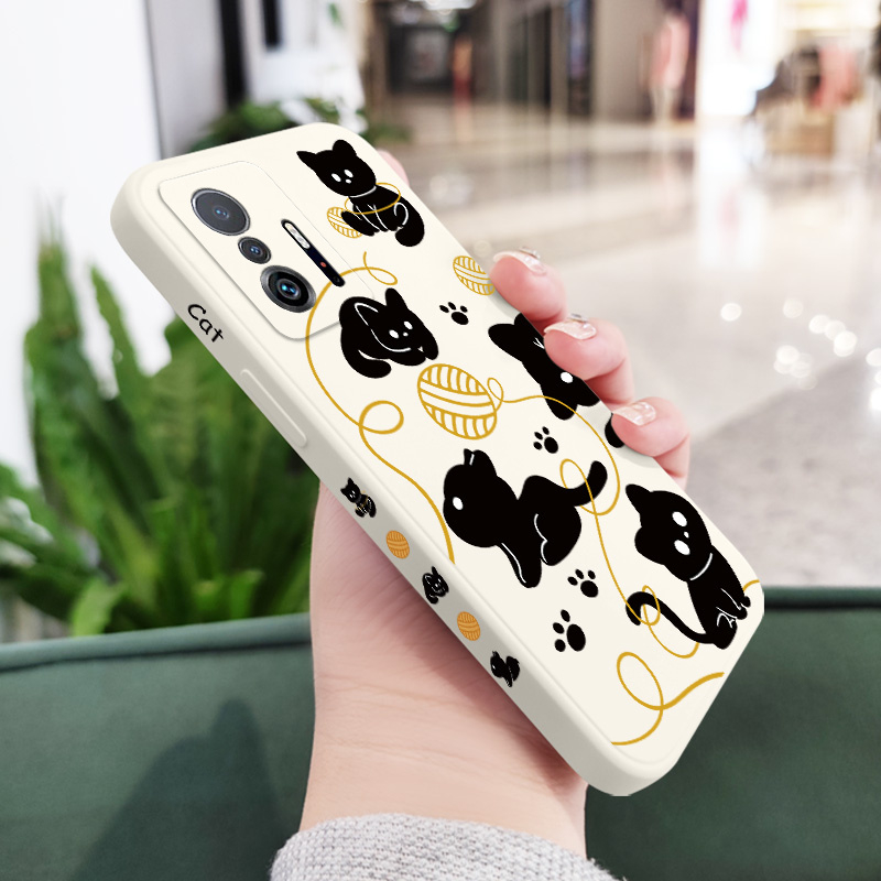 Ốp Điện Thoại Hình Mèo Thời Trang Cho xiaomi mi 13t 12t 11t 10t pro lite mi 9t pro