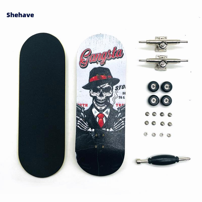 Shehave Ván Trượt Ngón Tay Mini 34mm Chuyên Nghiệp