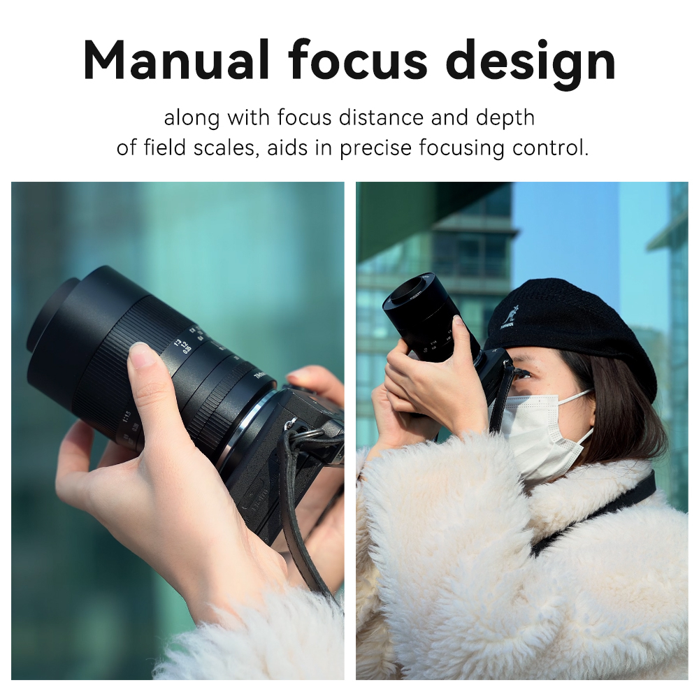 Ống Kính 7artisans 60mm f2.8 1: 1 Cho Máy Ảnh Không Gương Soi macro mf prime