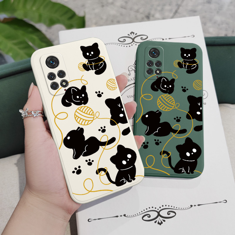 Ốp Điện Thoại Họa Tiết Mèo Dễ Thương Cho Xiaomi Redmi Note 12S 12 Pro PLus 4G 5G Pro