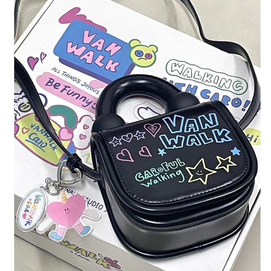 Túi Xách Mini In Họa Tiết Hoạt Hình Dễ Thương Cho Nữ