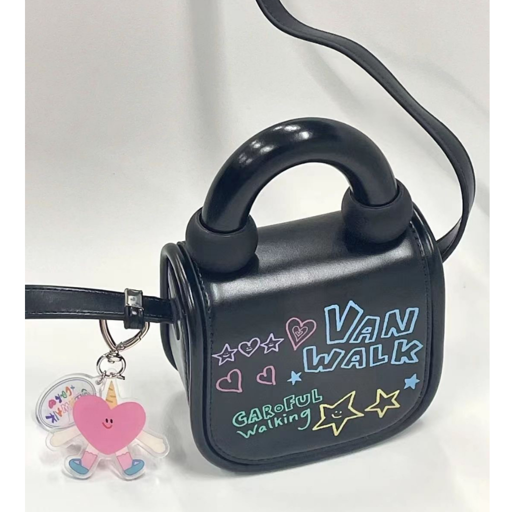 Túi Xách Mini In Họa Tiết Hoạt Hình Dễ Thương Cho Nữ