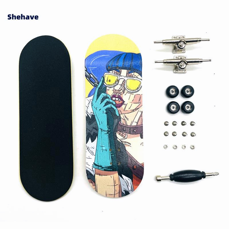 Shehave Ván Trượt Ngón Tay Mini 34mm Chuyên Nghiệp