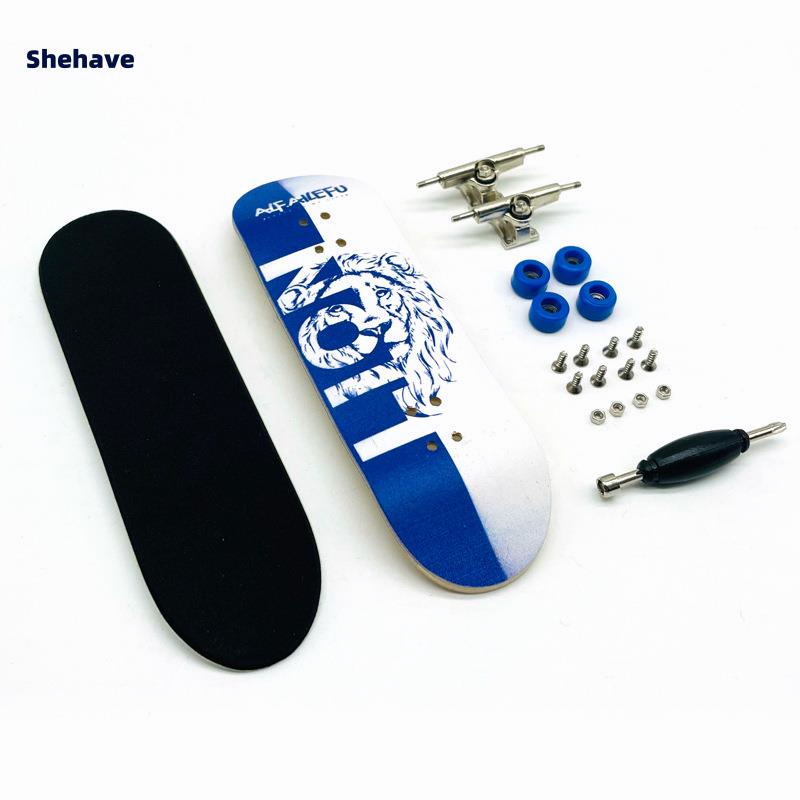 Shehave Ván Trượt Ngón Tay, 30mm Mini Bằng Gỗ Phong DIY
