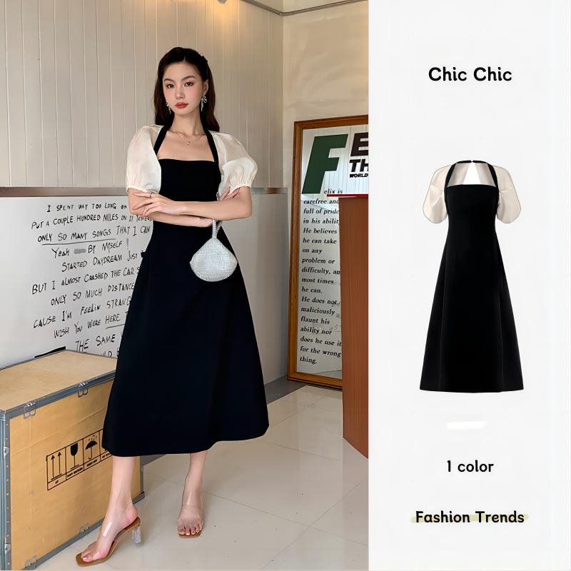 Chic váy nữ Đầm Body Cho thời váy trang hàng cao cấp tính cách 2023NEW MAY0915