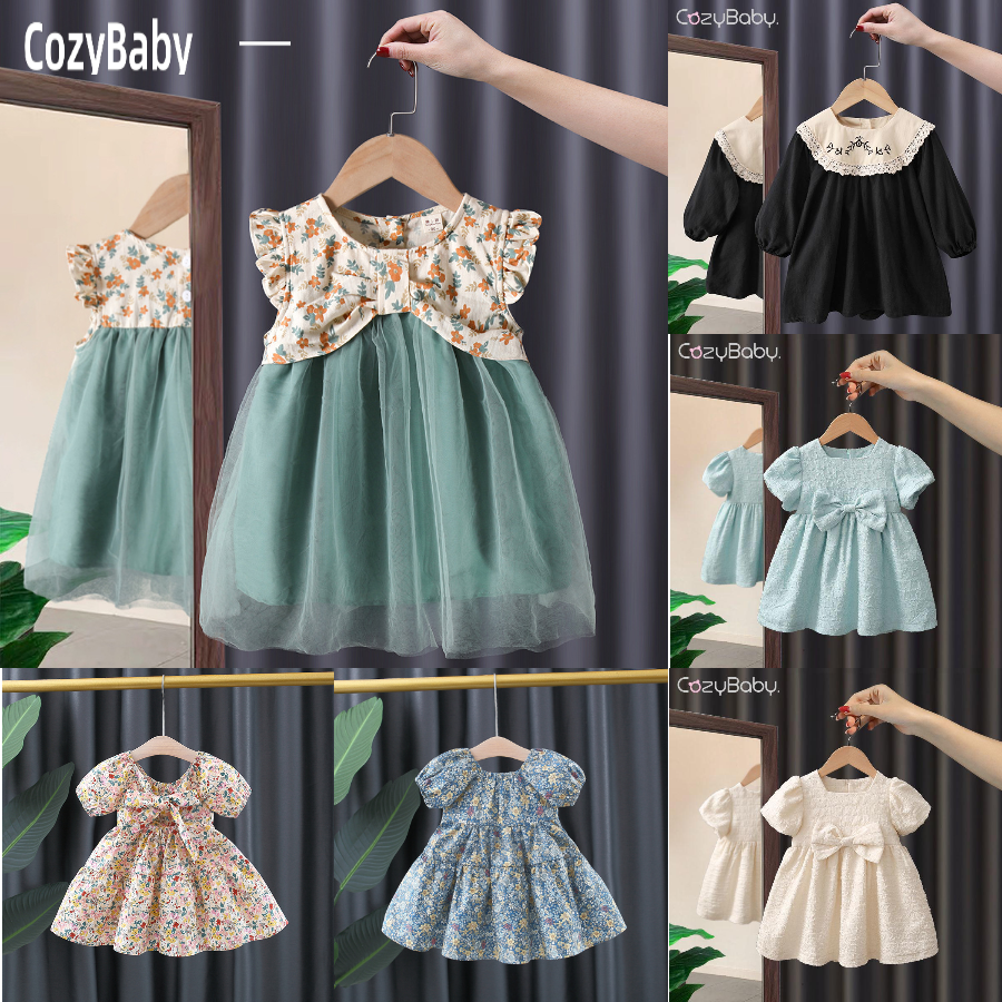 Đầm Công Chúa Chất Liệu Chiffon Họa Tiết Hoa Thời Trang Mùa Hè Cho Bé Gái