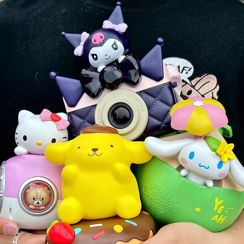 Đồ trang trí Búp Bê Kuromi Hello Kitty Cinnamoroll 2023 KFC X Sanrio