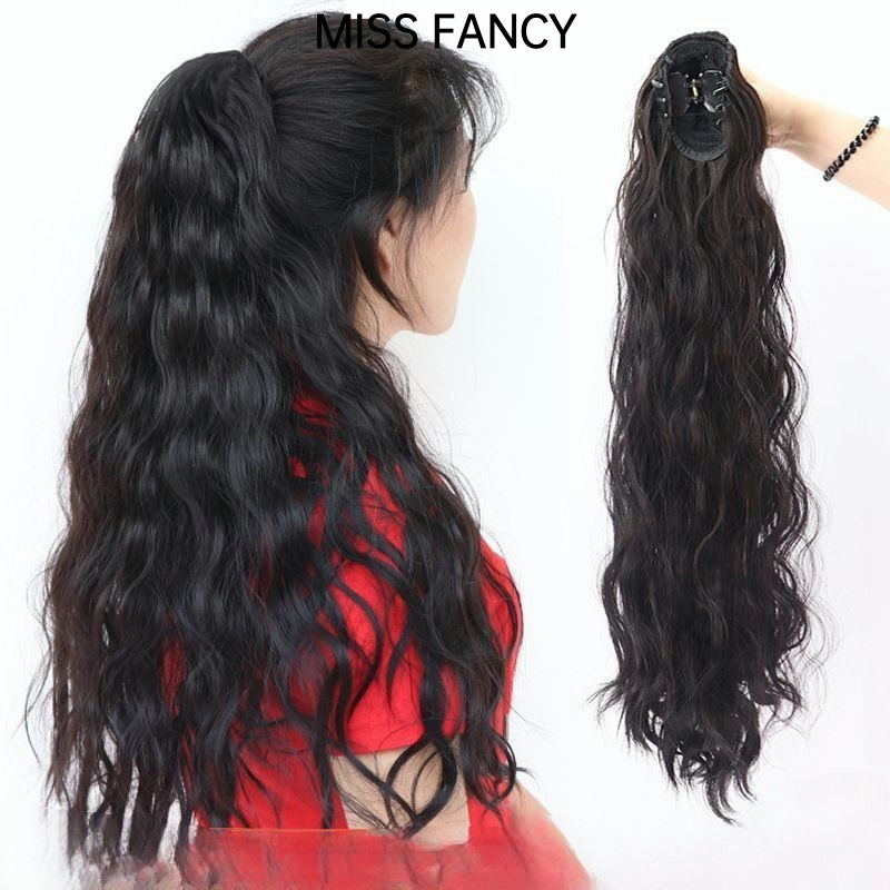 Tóc giả MISS FANCY Tóc dài cuộn Ngô nóng 55CM