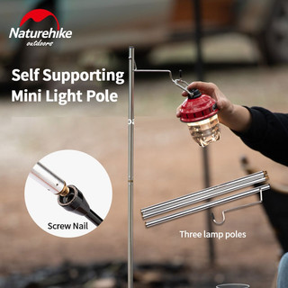 Móc Treo Đèn Cắm Trại Bằng Hợp Kim Nhôm Naturehike