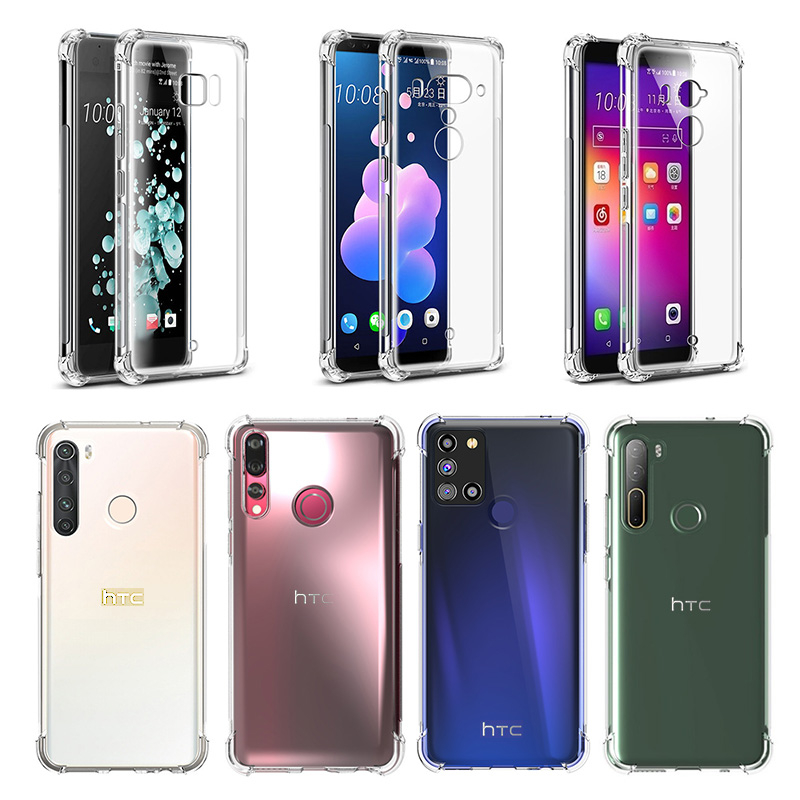 Ốp Điện Thoại Silicon TPU Mềm Trong Suốt Cho HTC U11 U12 Plus Life UUltra U23Pro U20 5G HTC Desire 22 21 20 Pro 19Plus D19s