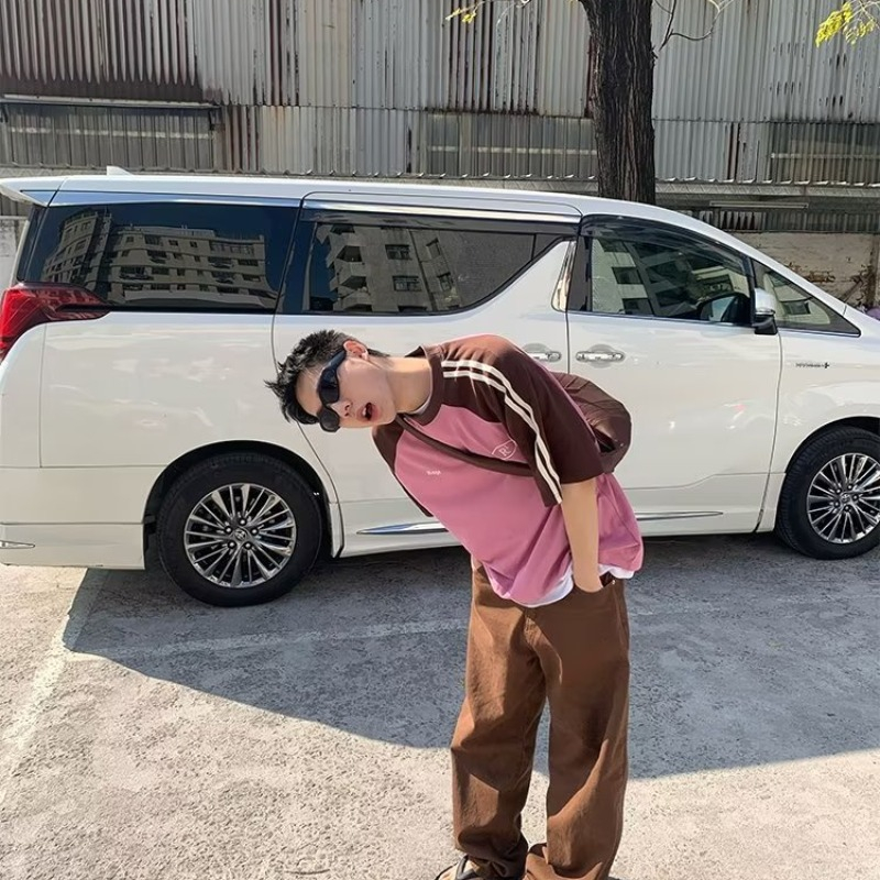 Áo thun AOKANG tay ngắn cổ tròn in hình thời trang mùa hè dành cho nam