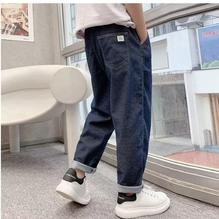 Quần Jean Dài Thiết Kế Mới Đơn Giản Thời Trang Mùa Hè Dành Cho Bé Trai