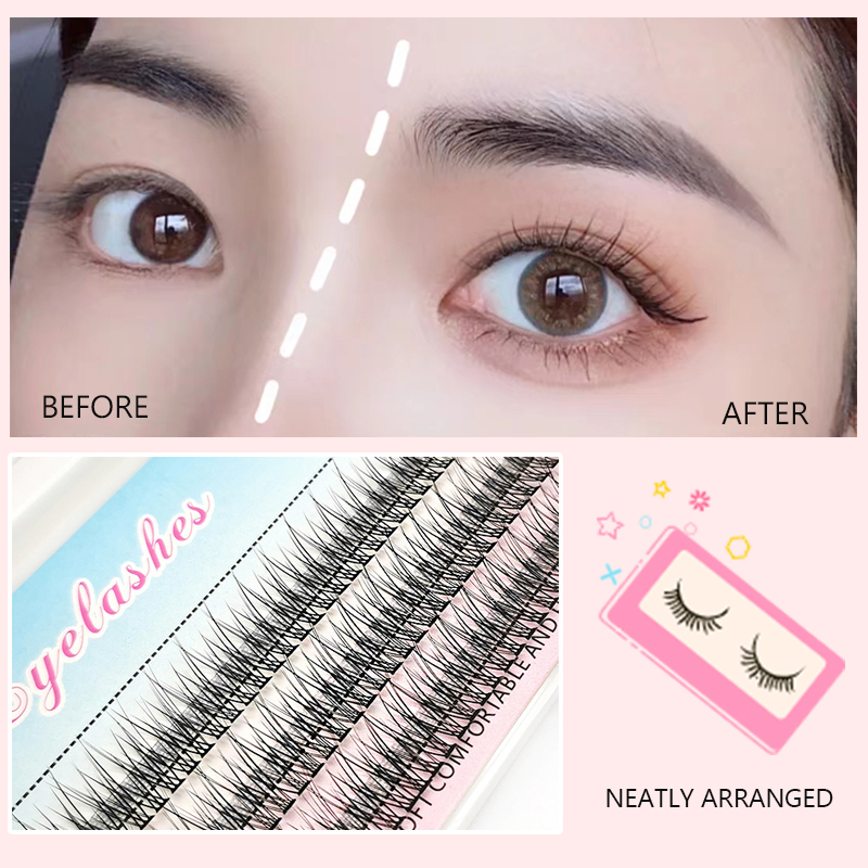 Lông mi giả Derf cong tự nhiên thoải mái cho nữ