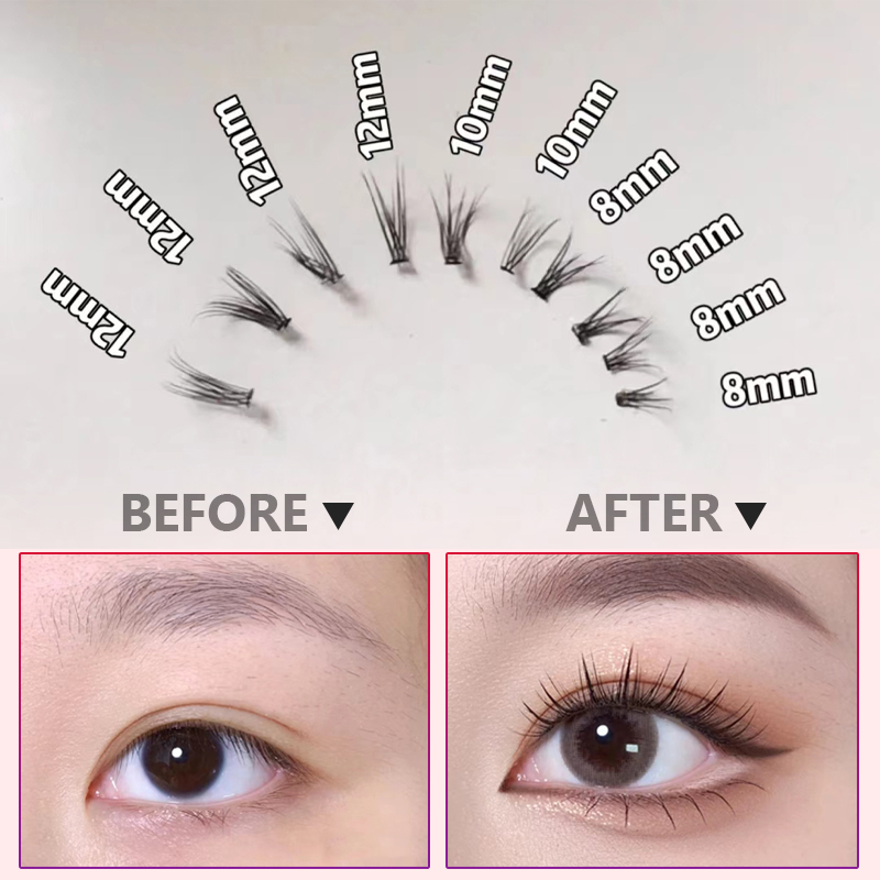 Lông mi giả Derf cong tự nhiên thoải mái cho nữ