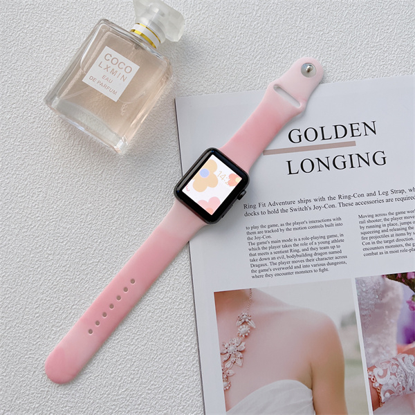 Dây Đeo Đồng Hồ Bằng Silicone Cho iWatch 7 / 6 / 5 / 4 / 3 / 2 / 1 / SE Generation 38 / 40 / 41 / 42 / 44 / 45