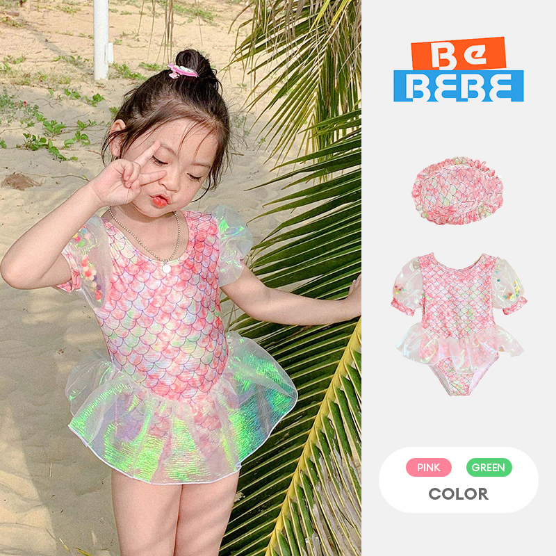 Đồ Bơi Một Mảnh In Hình Nàng Tiên Cá Cho Bé Hzffc0036