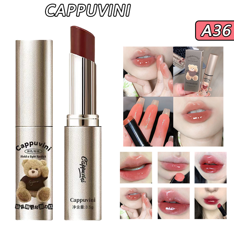 Cappuvini Son Môi Dưỡng Ẩm 3.5g Nhiều Màu Sắc Tùy Chọn